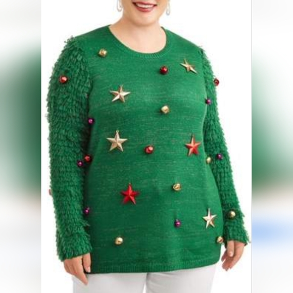 Holiday Time Sweaters - Holiday Time | Vintage Christmas Sweater | Sz 3x